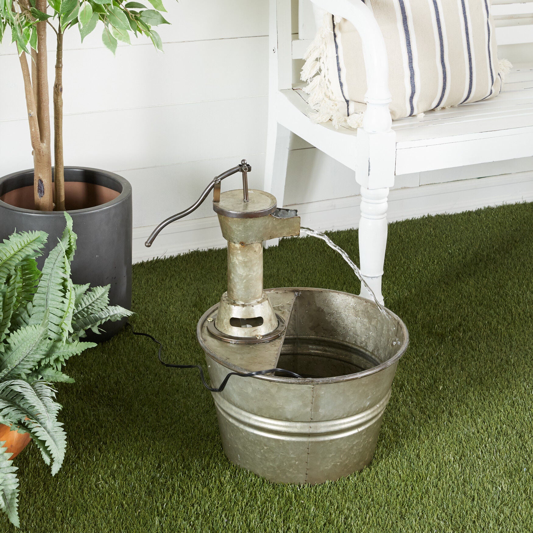 Grey Iron Farmhouse Fountain, , alternate image number 9