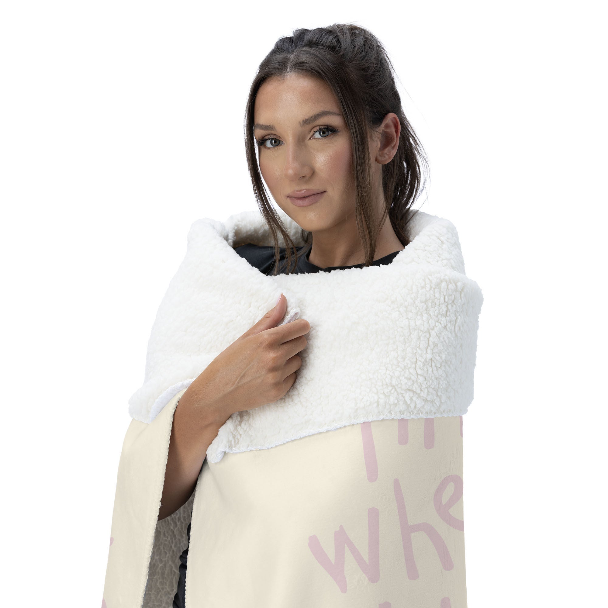 Warner Bros. Where the Wild Things Are Find Me Pink Silk Touch Sherpa Throw Blanket 50x60 Inches, TAN, alternate image number 2