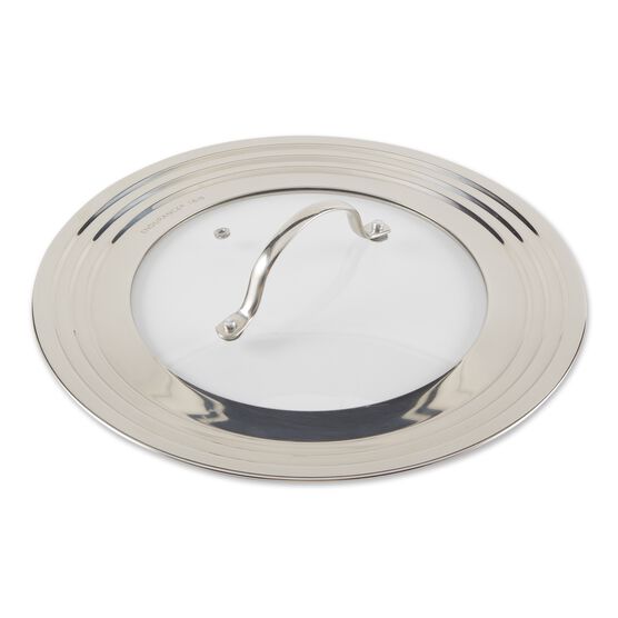 Universal Lid - 7-12" with Glass, GRAY, hi-res image number null