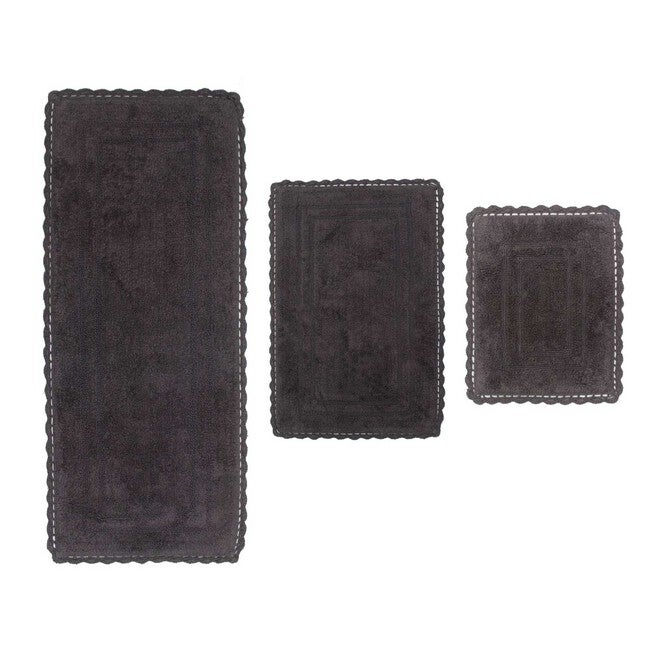 Casual Elegance 3-Pc. Bath Rug Collection, GREY, hi-res image number null