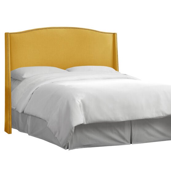 Nail Button Wingback Headboard, , alternate image number null