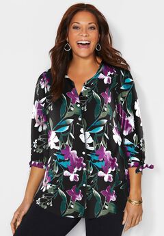 Plus Size Chiffon Blouses