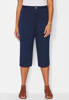 Softluxe Sateen Stretch Capri