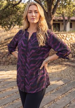 Plus Size Polyester Blouses