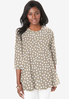 Stretch Knit Swing Tunic