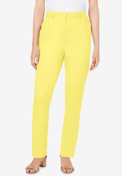 Stretch Cotton Chino Straight Leg Pant