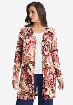Everyday Stretch Knit Open Front Cardigan
