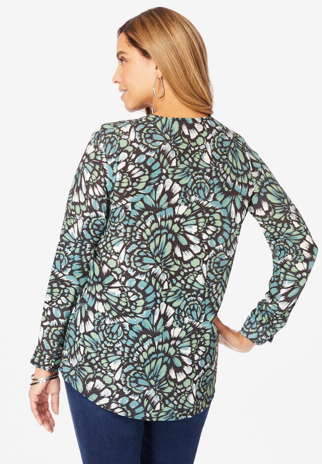 V-Neck Blouse, , on-hover image number 1