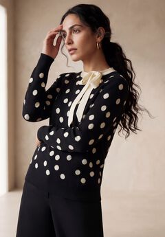 Plus Size Black Pullover Sweater