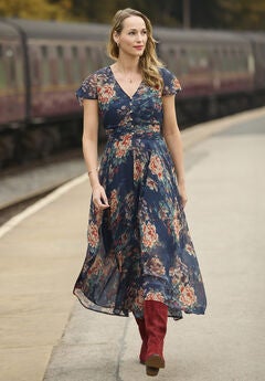 Plus Size Floral Maxi Dresses For Mother