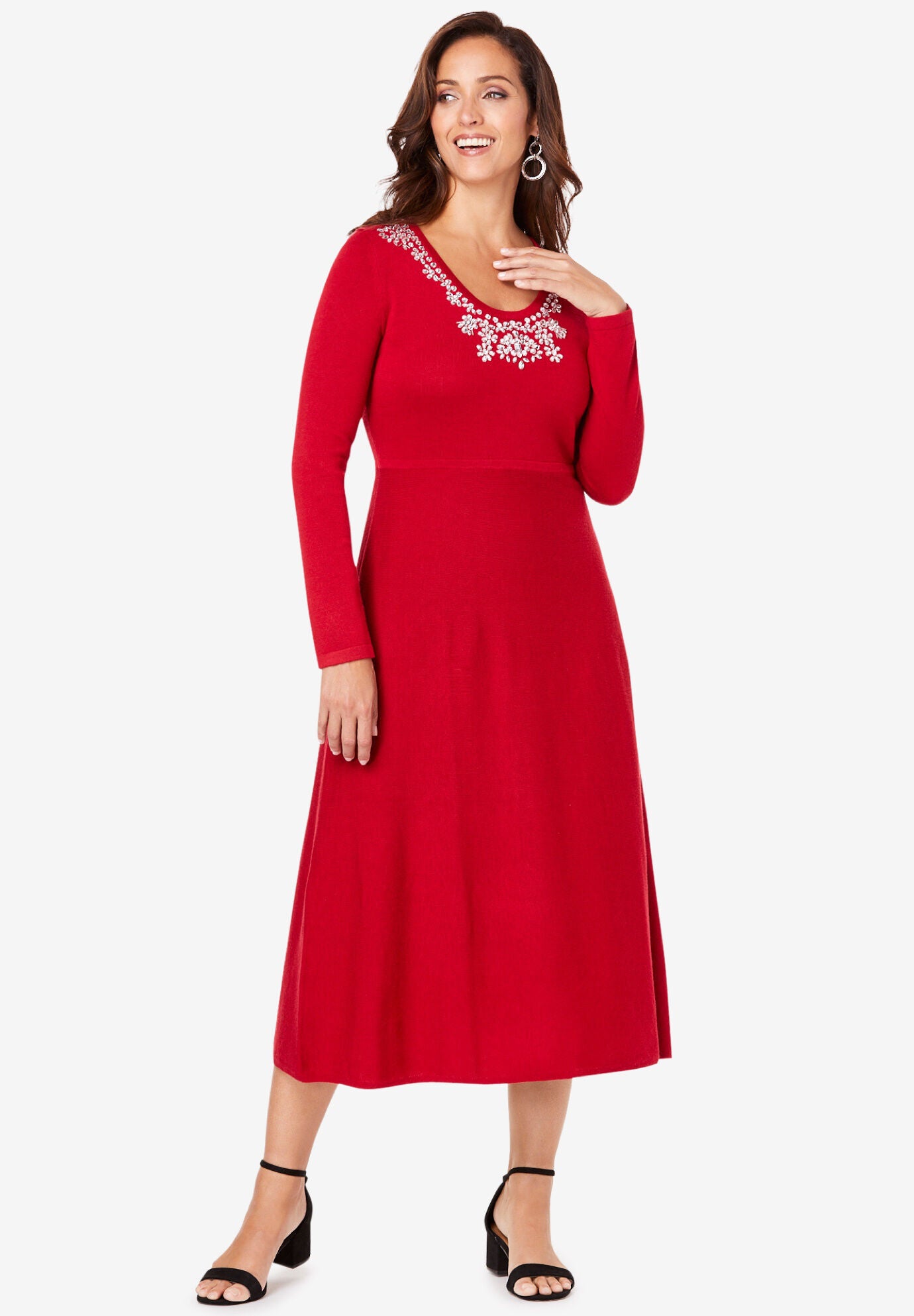 Roamans women's sales plus size dresses