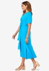 Tie-Waist High Low Dress, , alternate image number null