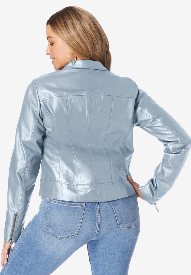Leather Moto Jacket, , on-hover image number null
