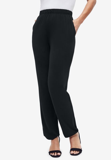 Notch Neck Knit Pant Set, , alternate image number null
