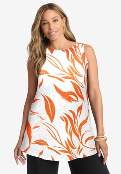Stretch Knit Tunic Tank