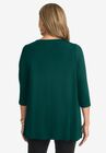 Twist-Front Trapeze Tunic, , on-hover image number null