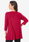 Twist-Front Trapeze Tunic, , on-hover image number null
