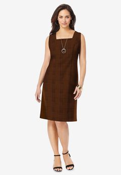 Plus Size Square Neckline Dresses