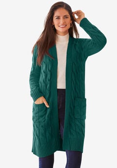 Cable Duster Sweater