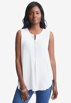 Plus Size V Neckline Tops