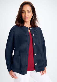 Boxy Stitch Cardigan