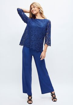 Popover Lace Jumpsuit