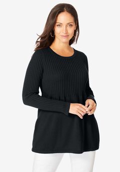 Black Plus Size Sweater