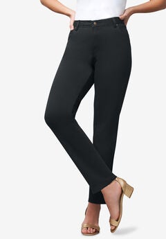 Plus Size Black Stretch Jeans