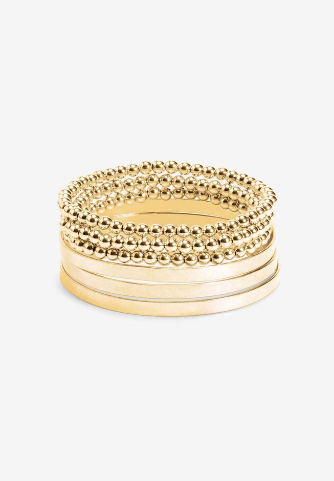 Bangle Bracelet Set, GOLD, hi-res image number 0