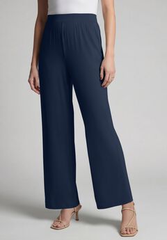 Everyday Stretch Knit Wide Leg Pant