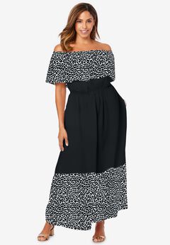Off-The-Shoulder Maxi Dress