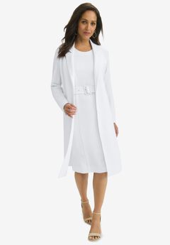 Belted Jacket Dress