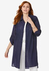 Eyelet Mega Tunic, NAVY, hi-res image number null