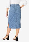 Comfort Waist Midi Skirt, , on-hover image number 1