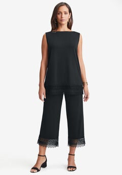 Cropped Knit Pants