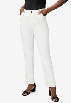 True Fit Stretch Denim Straight Leg Jean