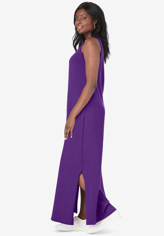 Lace Up Maxi Dress, , alternate image number 2