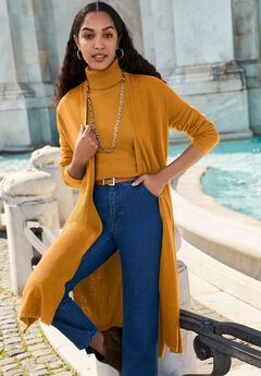 Carefree Cashmere Duster Sweater