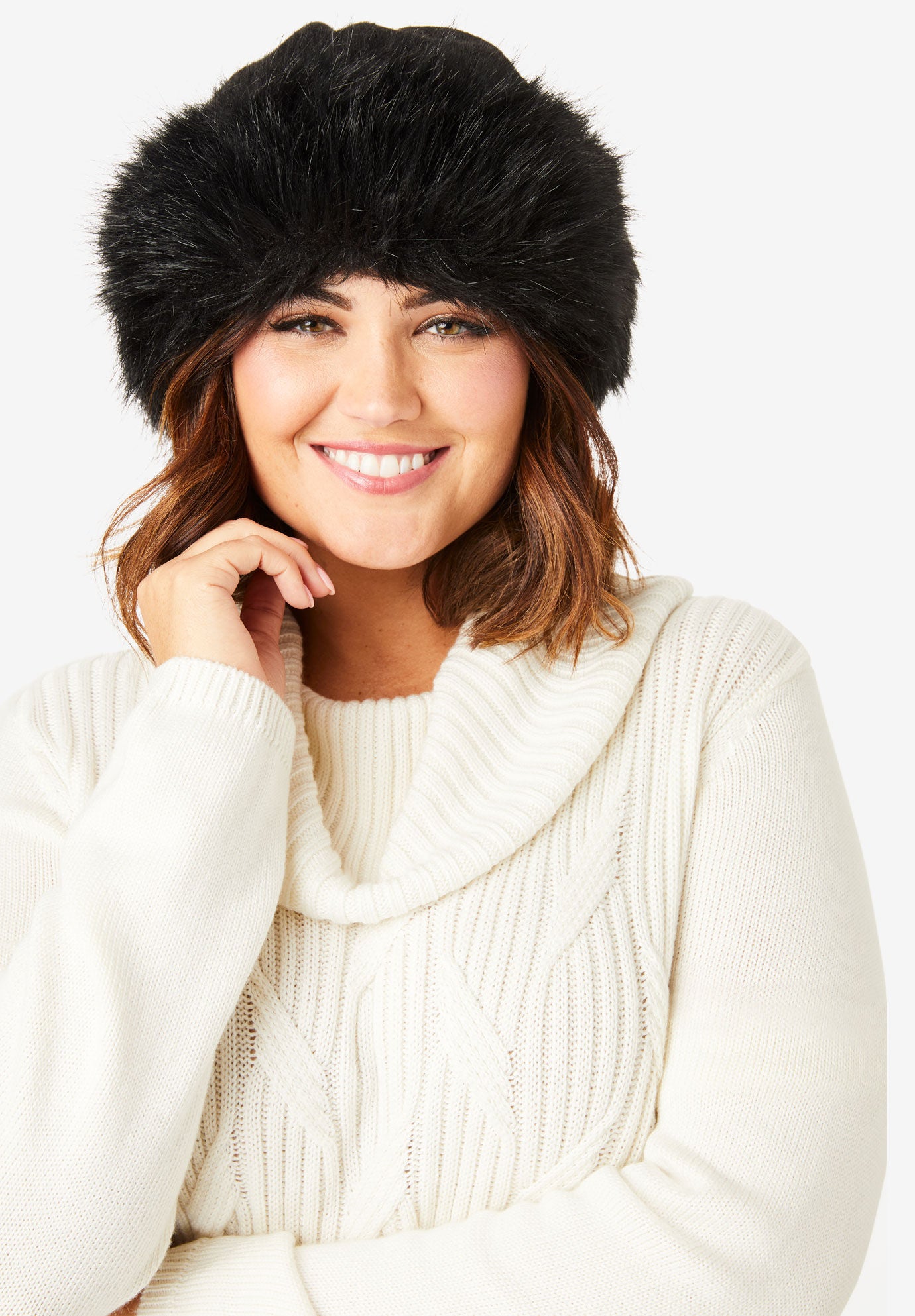 faux fur hat