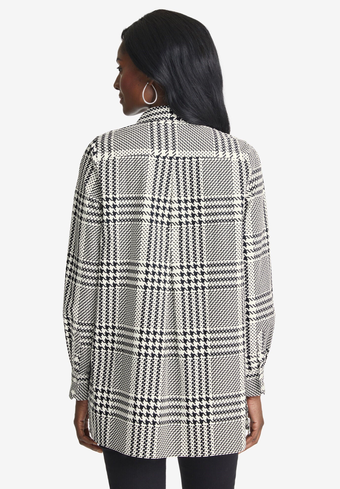 Stretch Poplin Tunic, NEW KHAKI, on-hover image number 1