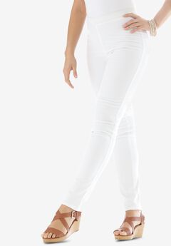 Plus Size White Jeggings