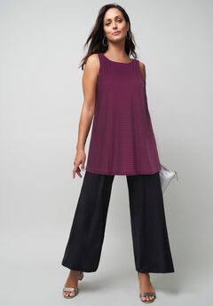 Stretch Knit Tunic Tank