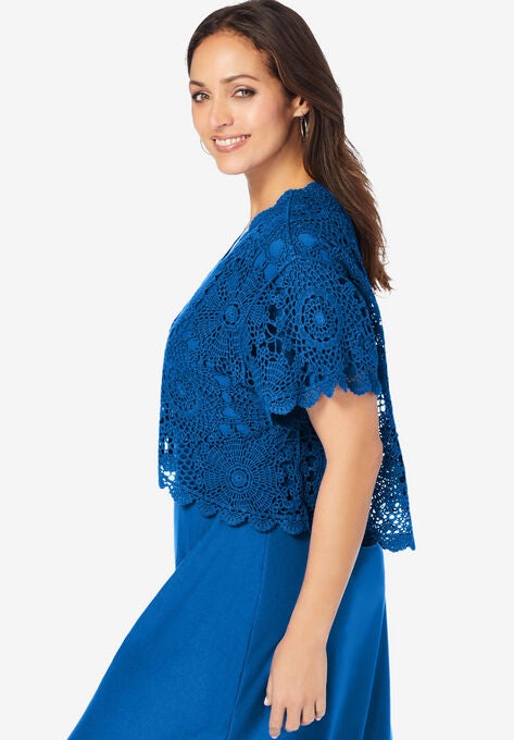 Crochet Shrug, , alternate image number null