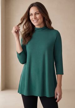 Mockneck Swing Tunic