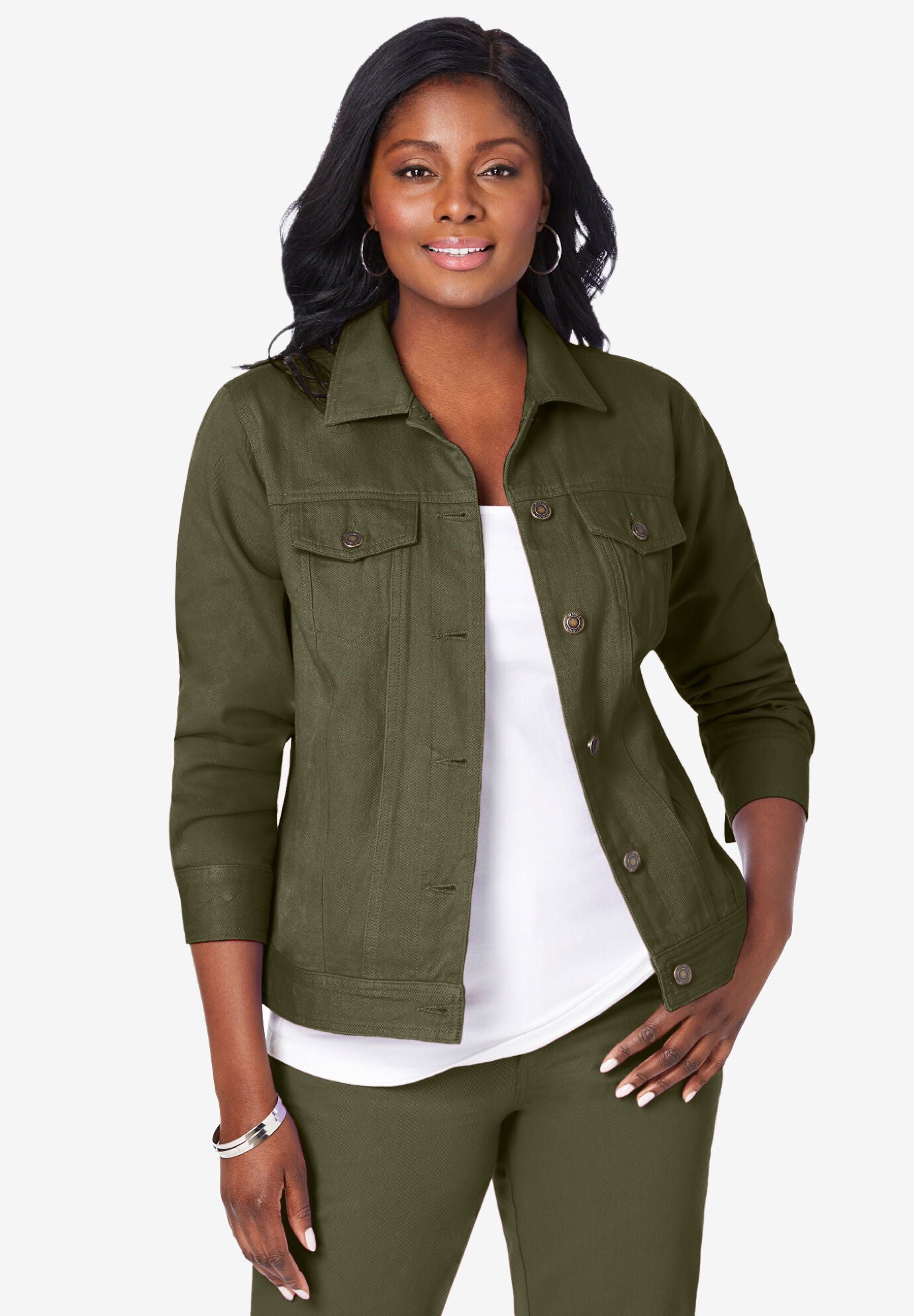 roamans denim jacket