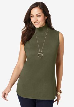 Fine Gauge Mockneck Sweater