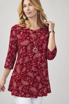 Stretch Knit Swing Tunic
