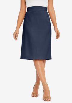 Plus Size Blue Skirts