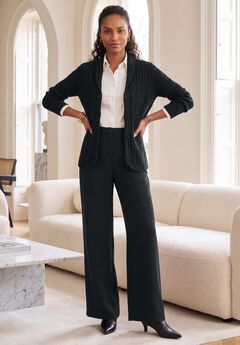 Cable Blazer Sweater