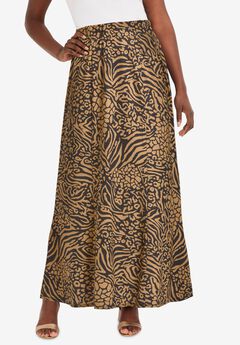 Stretch Knit Maxi Skirt